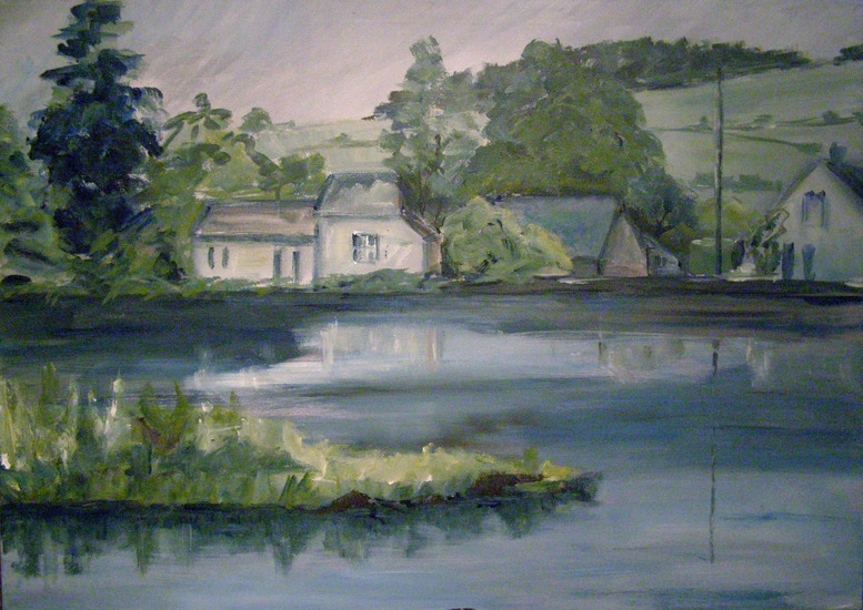 stuwmeer in de Morvan