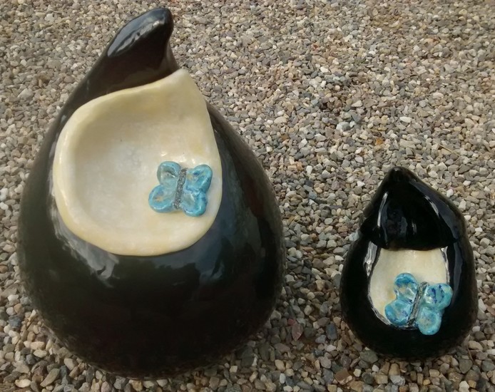 Traan, druppel, set van 2