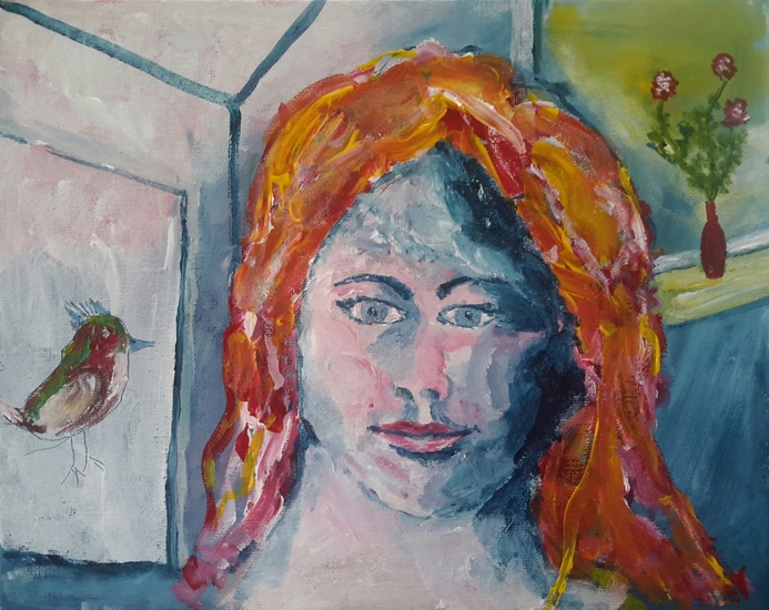 meisje met rood haar