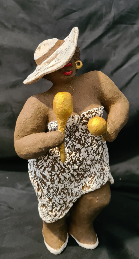 Zangeres met maracas