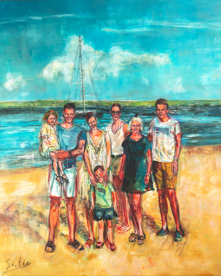 Familie op Curacao, opdracht