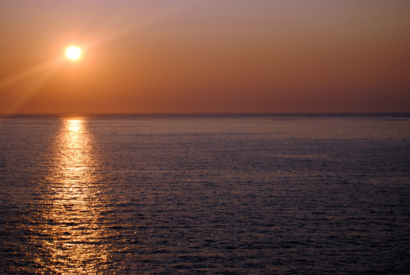 zonsondergang