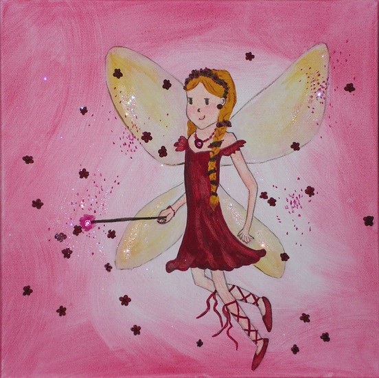 Roze elfje voor Amber