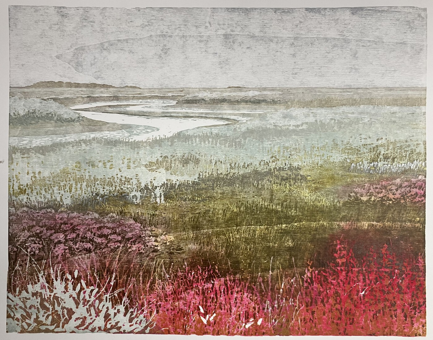 De grote slenk met zicht op het Willemsduin