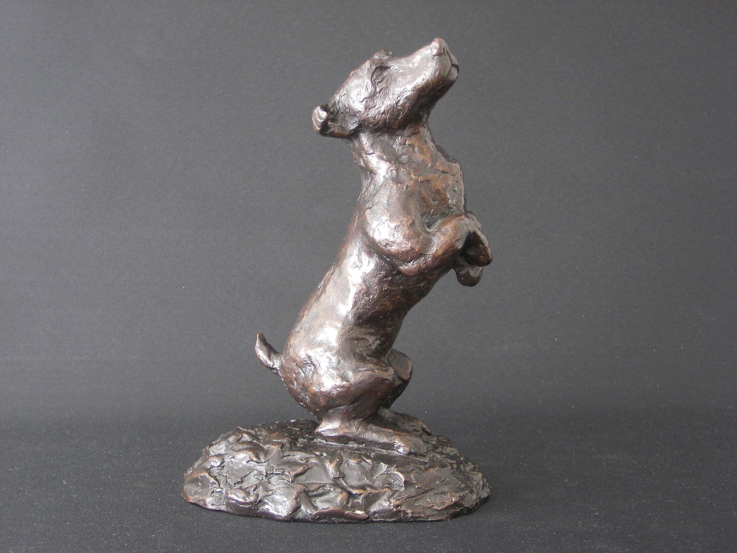  Kleine bronzen beelden. Jack Russel