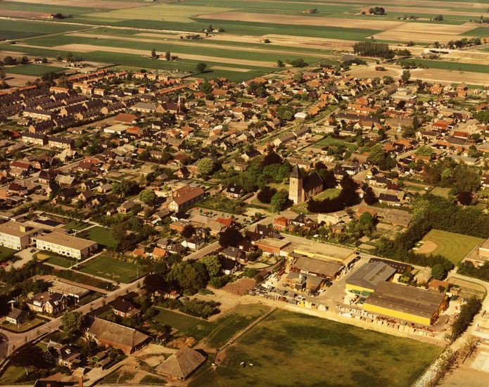bebouwde kom Siddeburen vanuit het zuidwesten