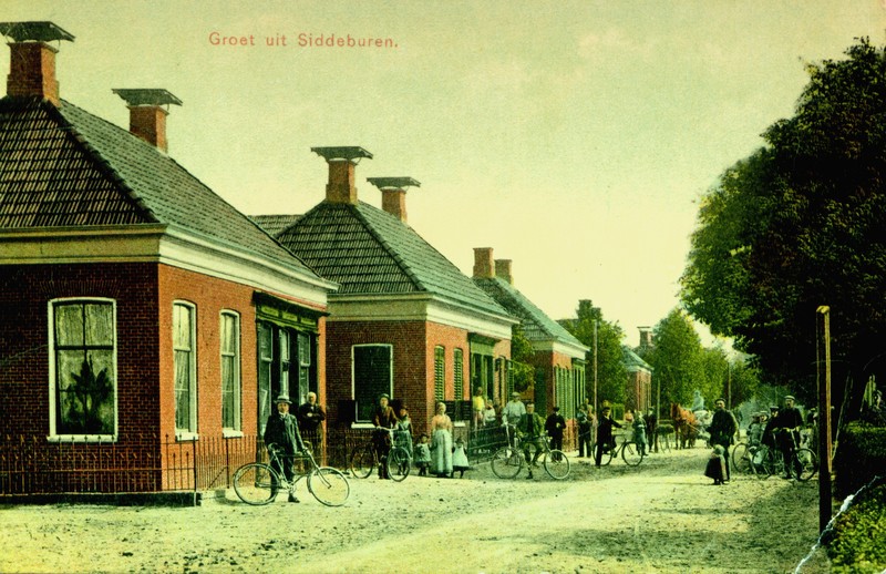 Hoofdweg huizen kleur