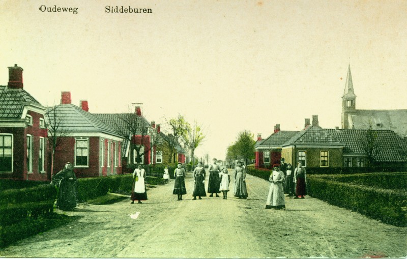 Oudeweg oud gekleurd