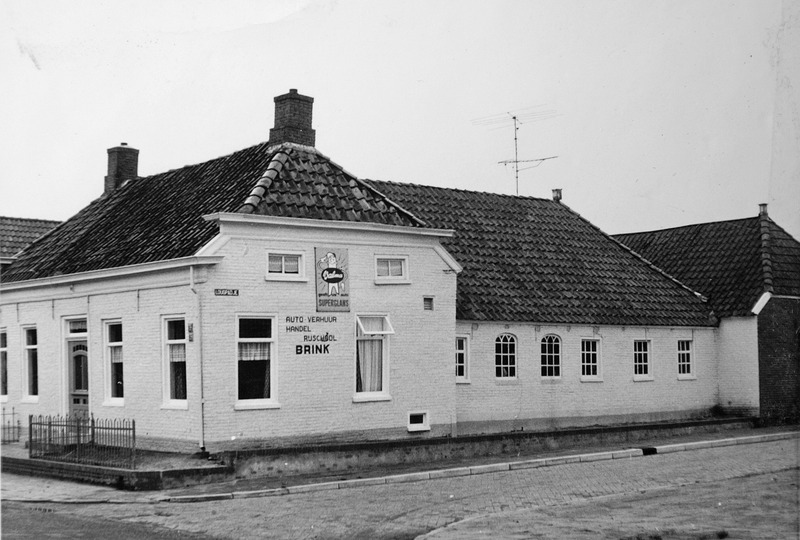 Oudeweg 55 garage Brink ca 1965