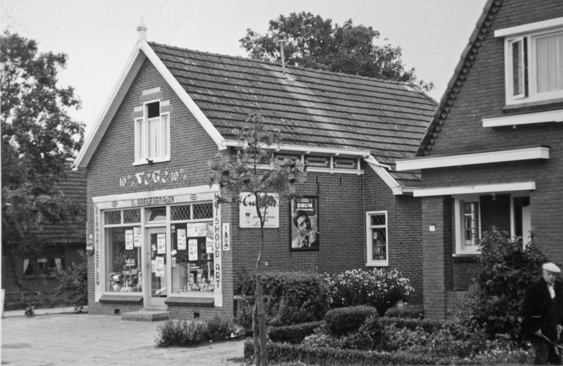 Oudeweg 19 kruidenier Roelfsema ca 1965