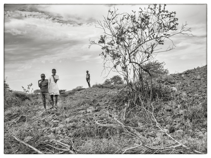 Standing at Lake Mburo