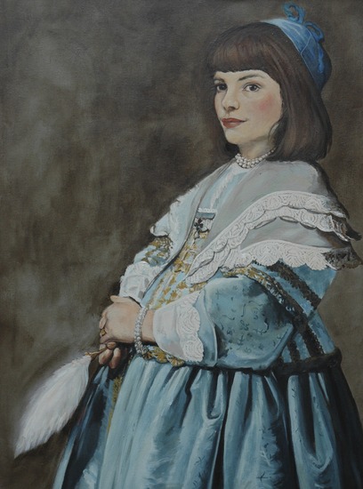 De kleine Berni in de gestolen jurk van Johannes Cornelisz Verspronck