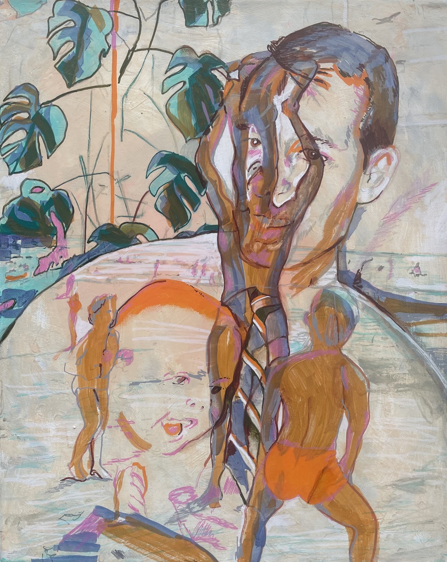 I’m painting, like standing on the shoulders of Giants