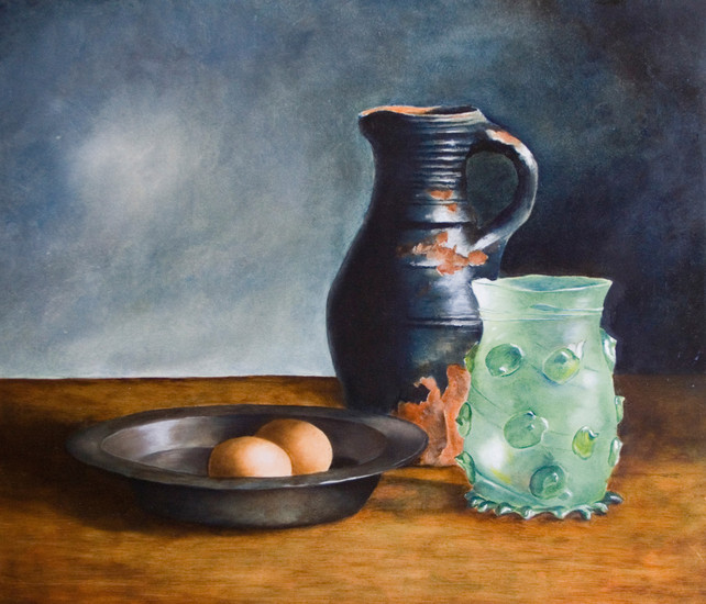 studie naar kan en glas