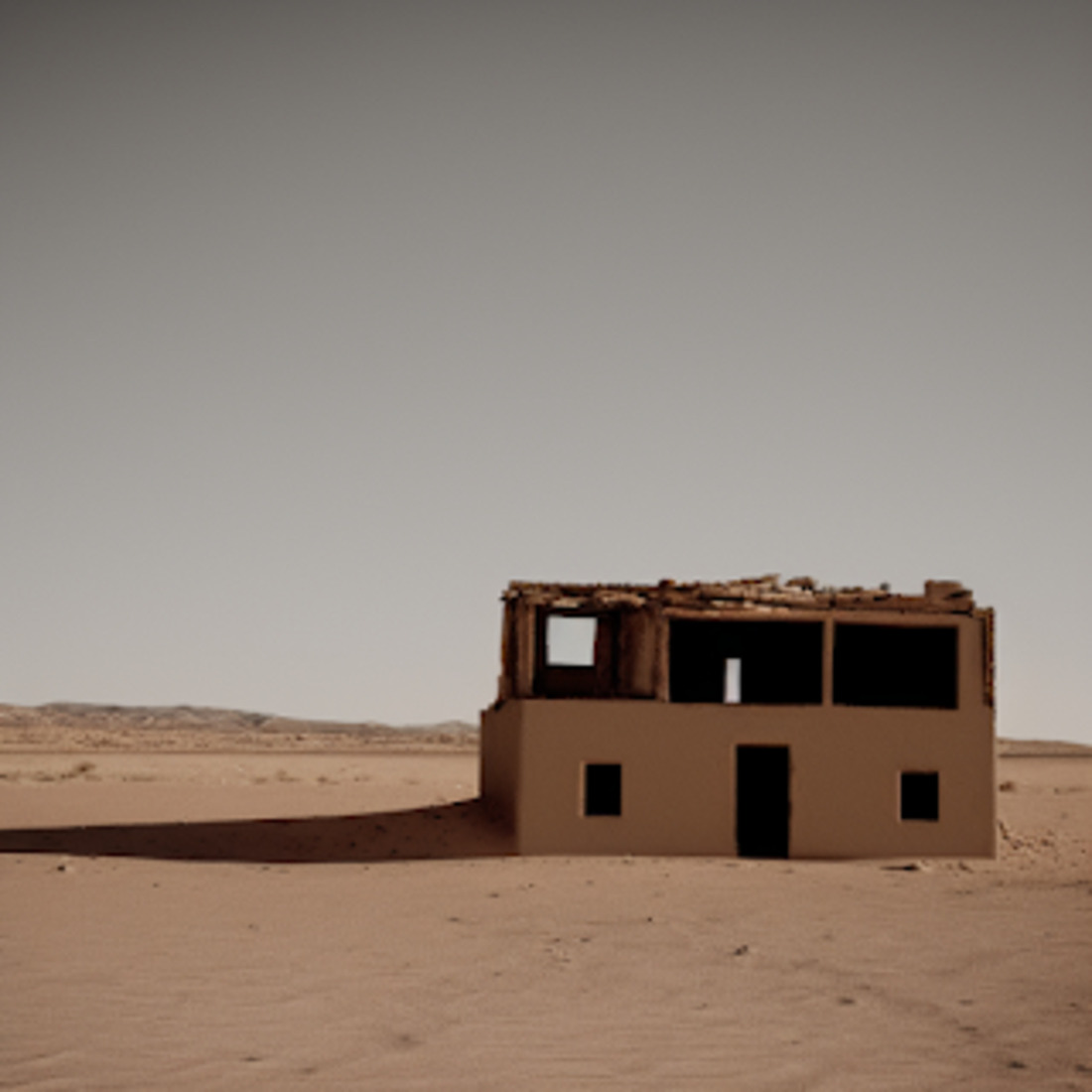Huis in de woestijn 