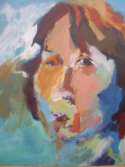 zelfportret/ landschappelijk