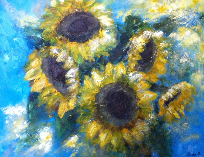 Zonnebloemen 2 (klein)