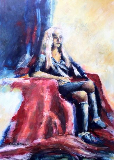 Model in Fauteuil