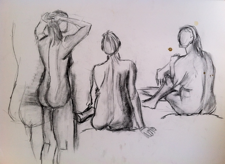 Modellen houtskool 2