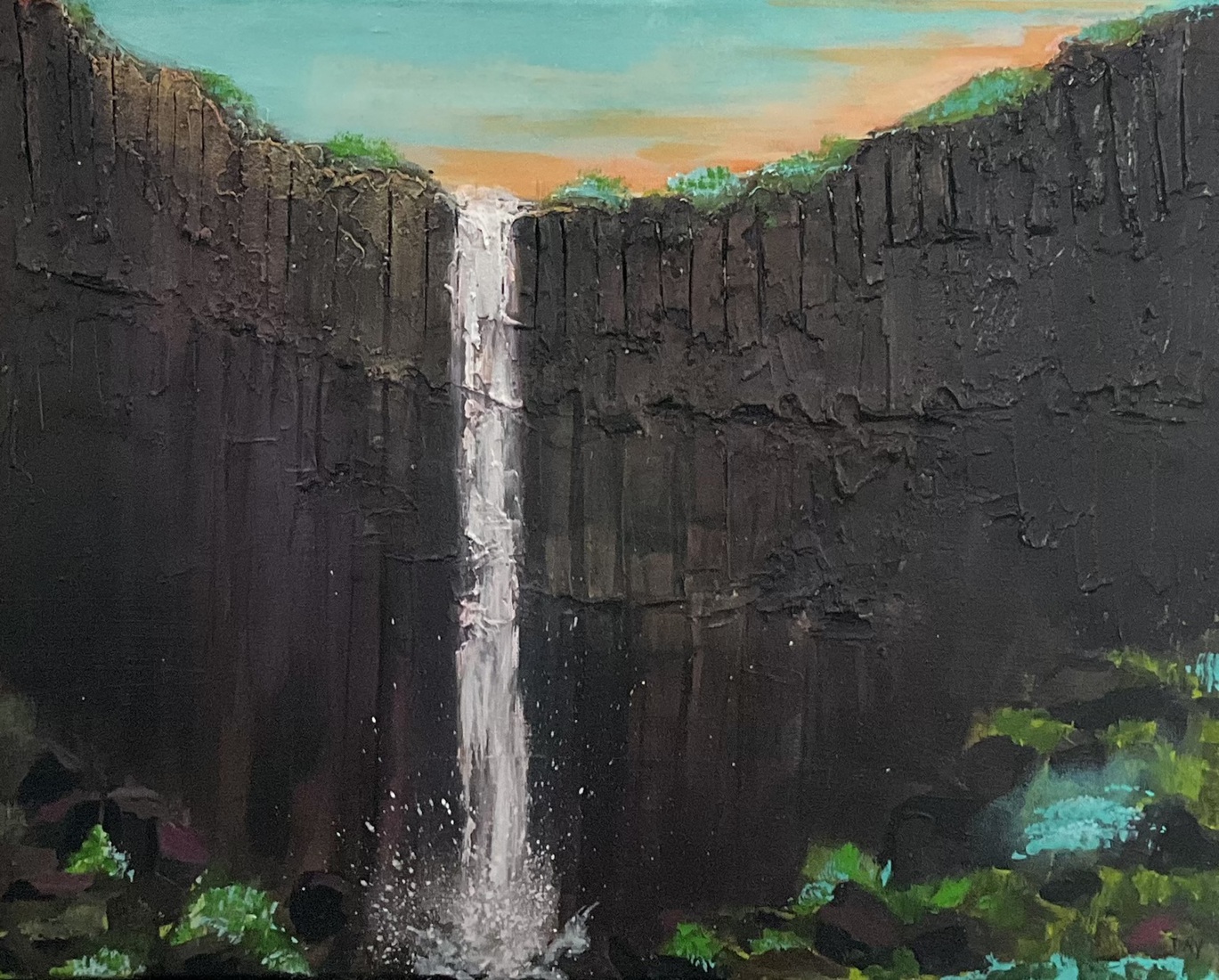 IJsland, waterval