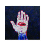 Kleine schilderijen van de afmeting 30 x 30 cm zonder lijst.