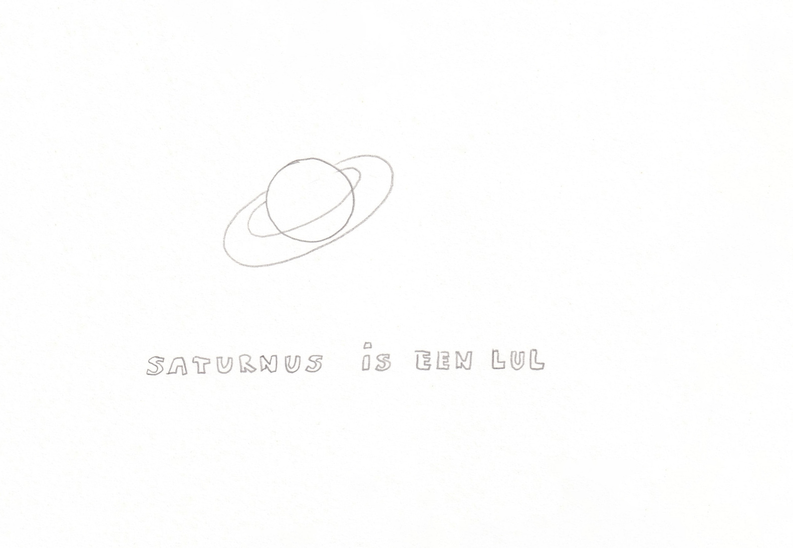 Saturnus is een lul