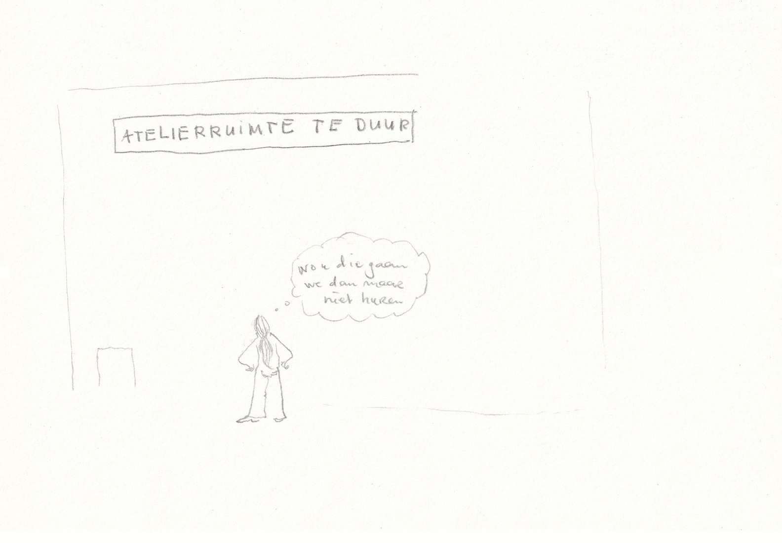 Atelierruimte te duur