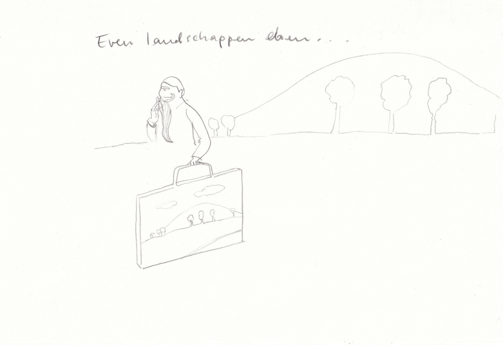 Even landschappen doen