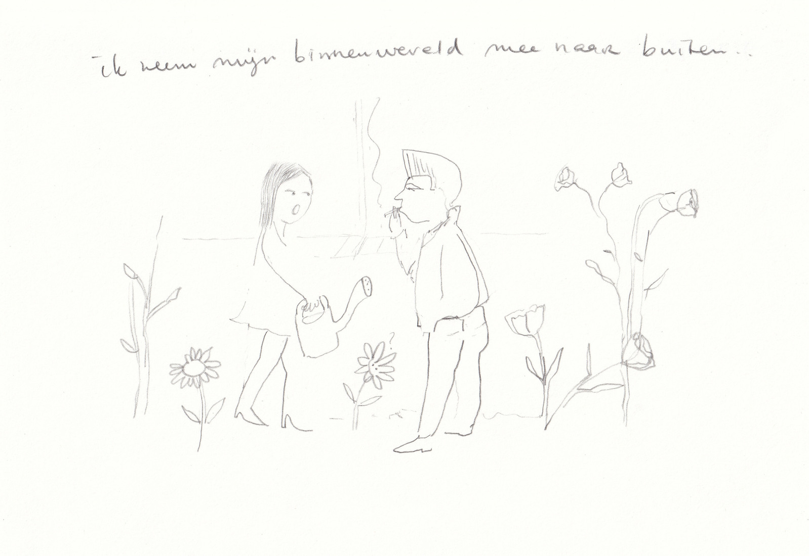 Ik neem mijn binnenwereld mee naar buiten 