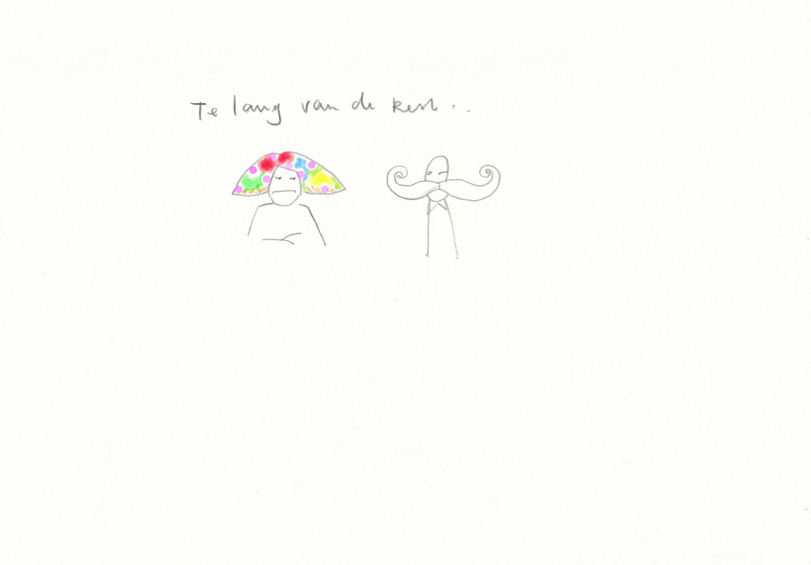 Te lang van de rest..