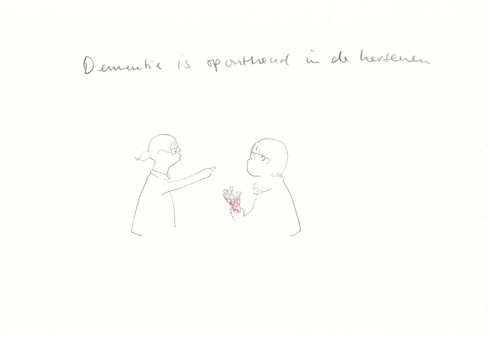 Dementie is oponthoud in de hersenen