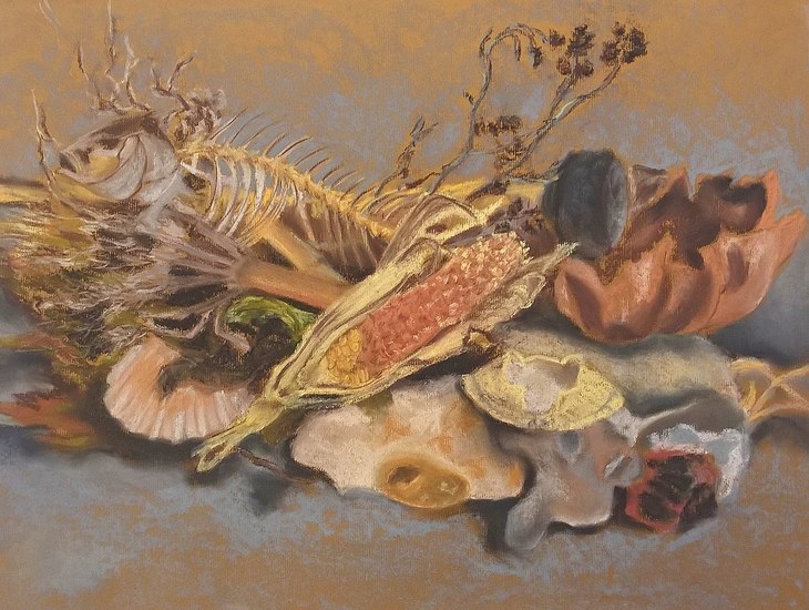 maiskolf en schelpdieren