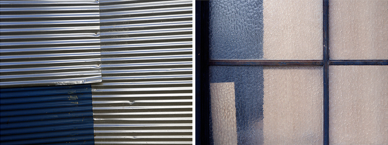 Corrugated sheet and window