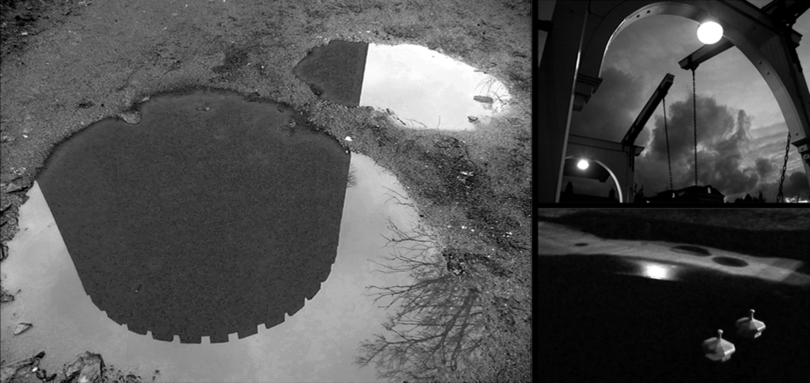 Two circles triptych 