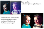 Foto van foto Samenvoegen van foto's Tekst in foto Creatieve bewerkingen