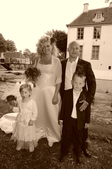 Kleinbeeld print sepia