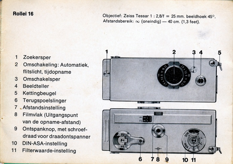 Rollei 16 in de practijk