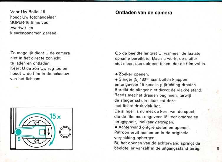 Rollei 16 in de practijk