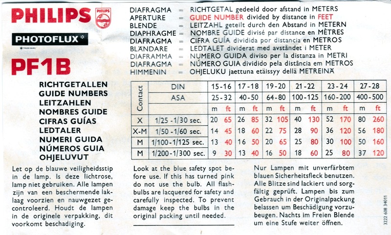 Philips Photoflux PF1B