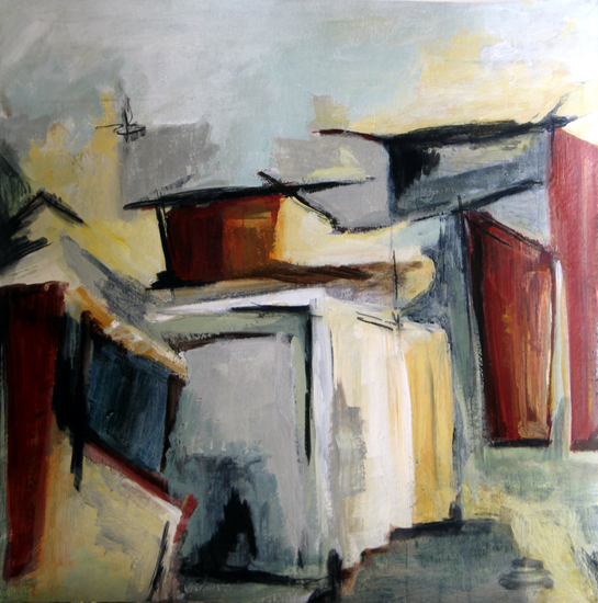 lijnspel van gebouwen