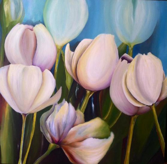 Witte bloemen