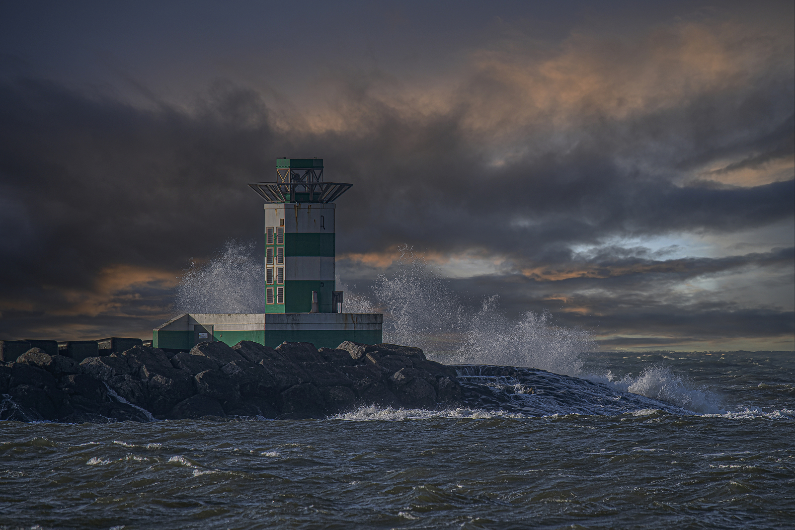Lighthouse in the Storm
