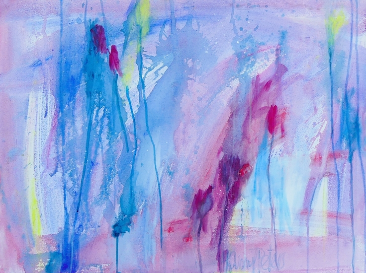 Thoughts flowering into my inner sky