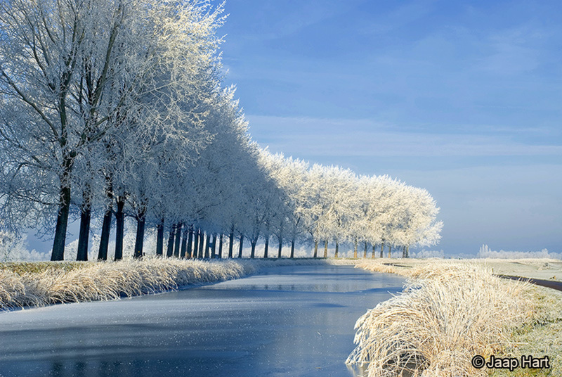 Beemsterringvaart in de Winter