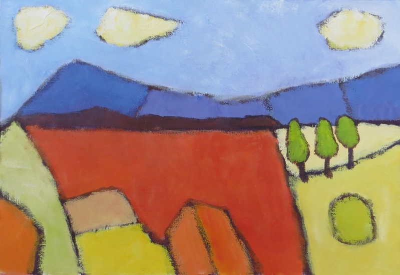 landschap vanuit een paprika