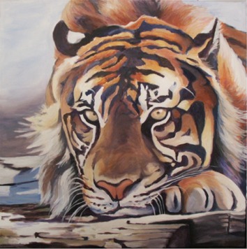 Luierende tijger