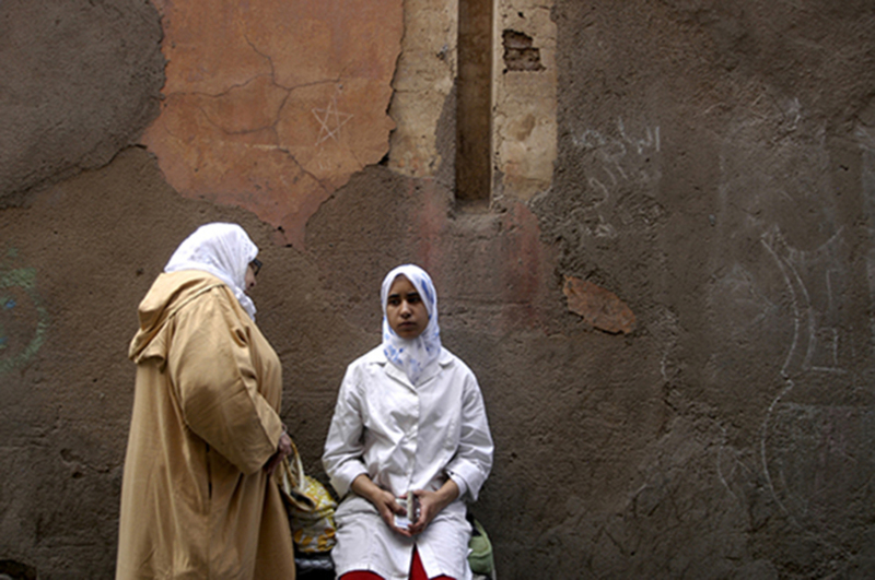 Vrouwen in Marrakech - Marokko