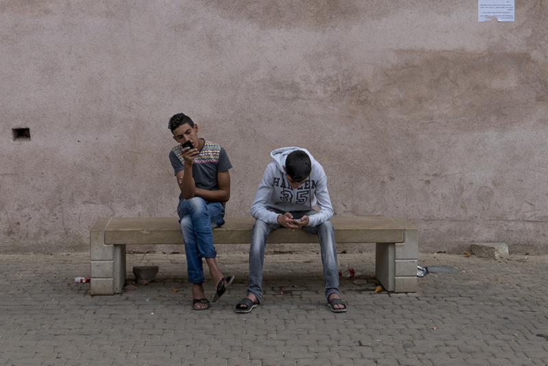Mobieltjes in Meknez Marokko