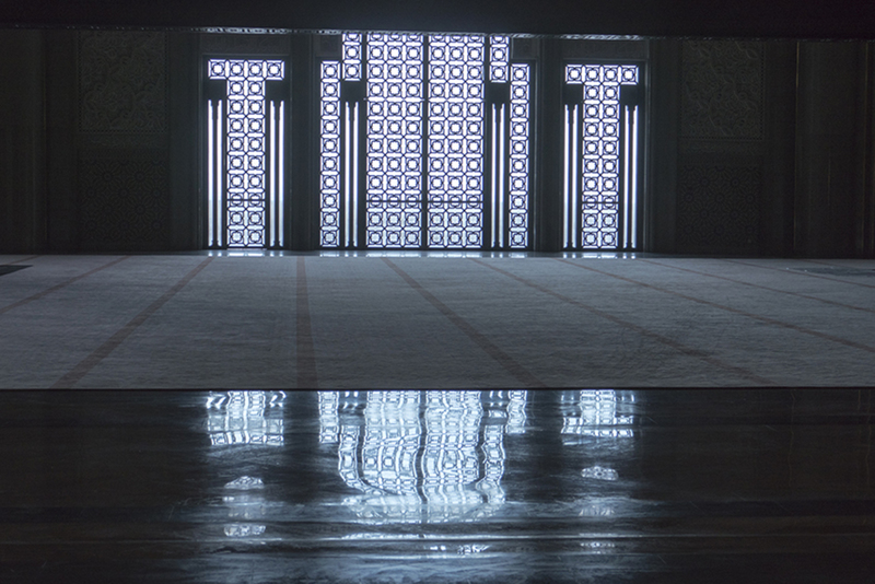 Interieur Hassan II moskee Casablanca