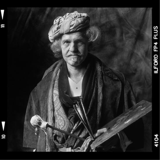 Klaas Hofstra als Rembrandt